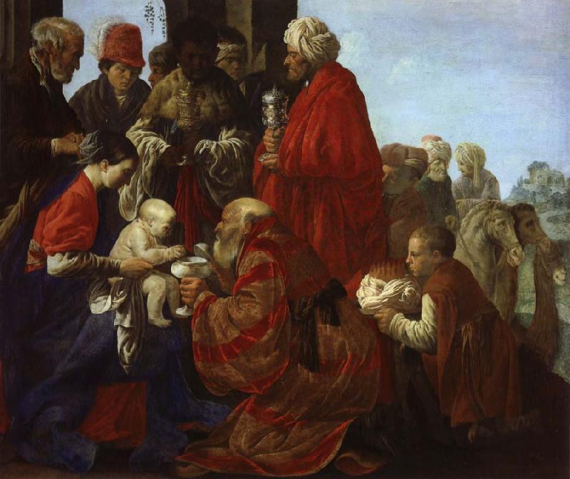 REMBRANDT Harmenszoon van Rijn The Adoration of the Magi